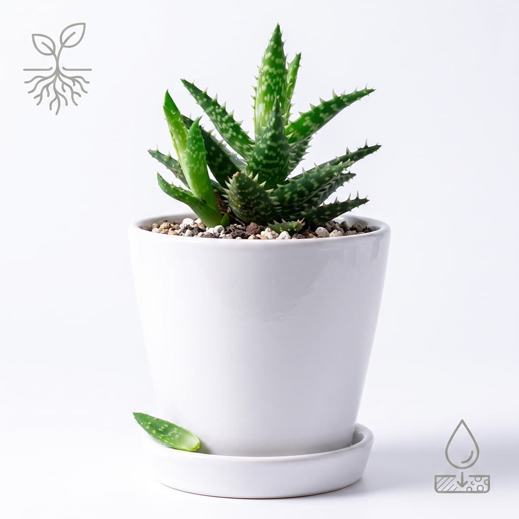 Vaso com Suculenta